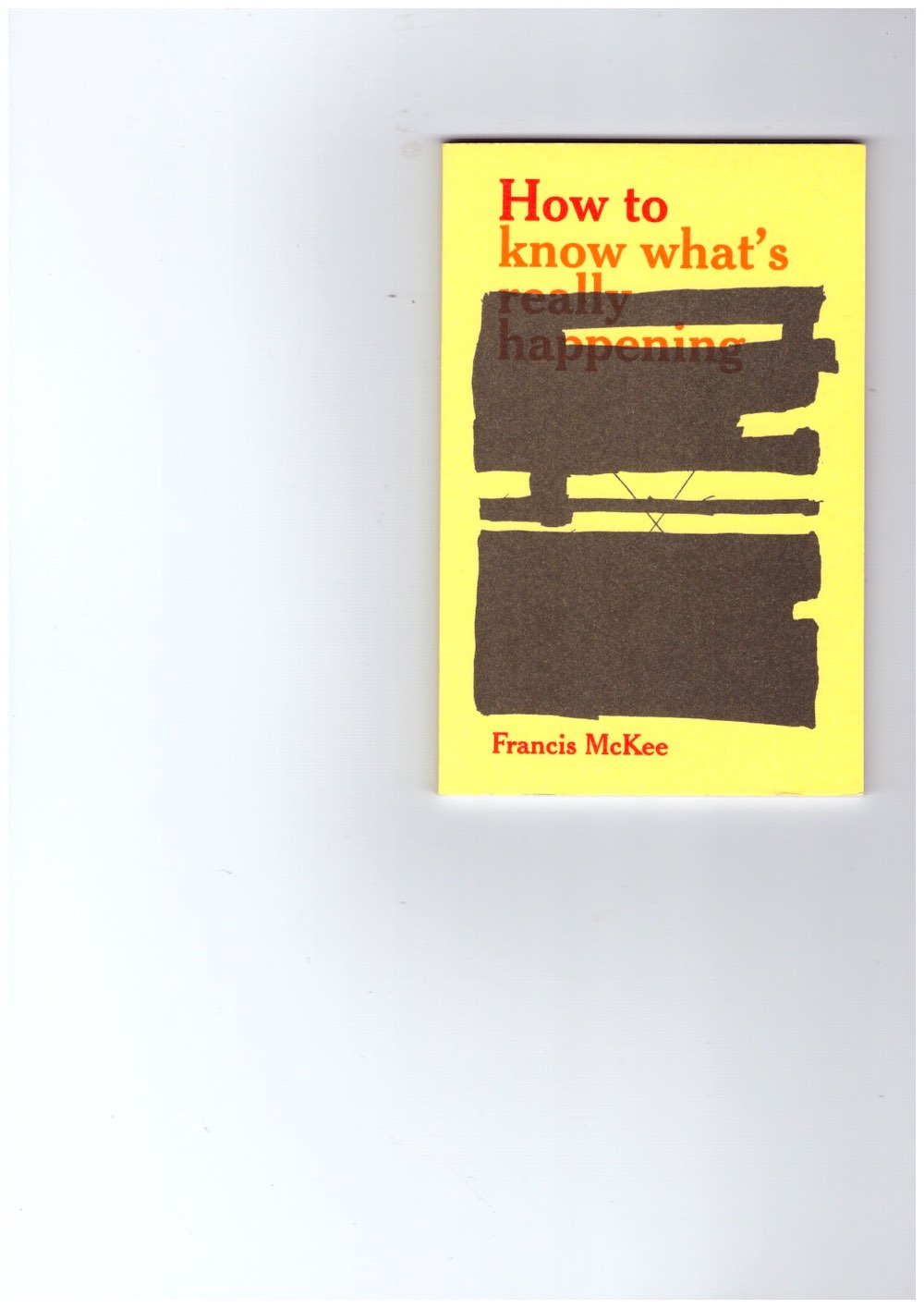 MCKEE, Francis - How to know what’s really happening