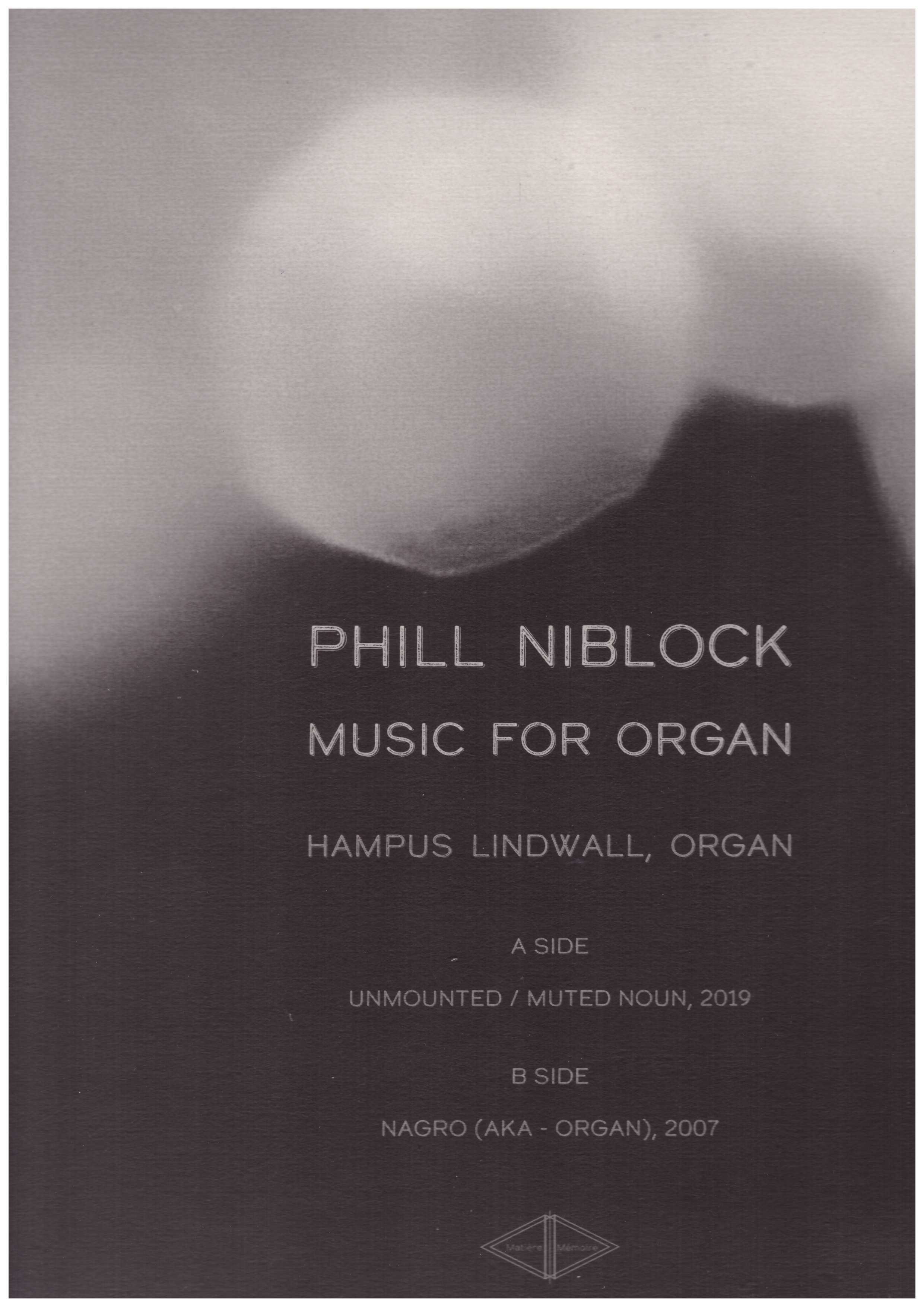 NIBLOCK, Phill   - Music For Organ