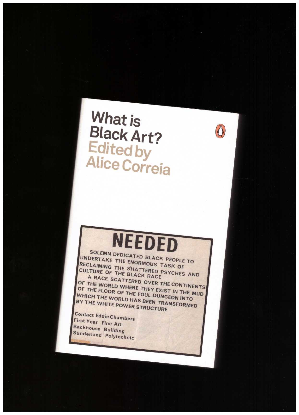 CORREIA, Alice (ed.) - What is Black Art?