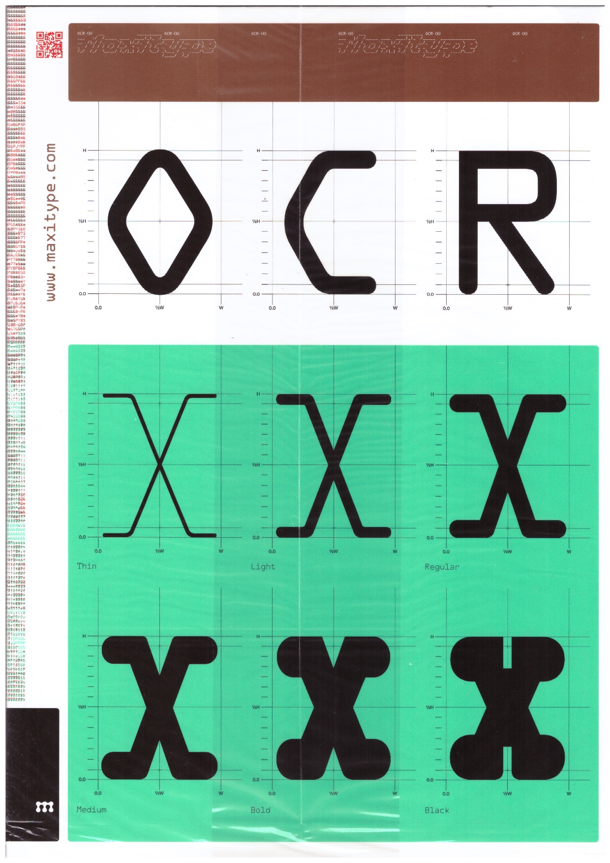EUROSTANDARD & MAXIMAGE - Maxitype | OCR-X