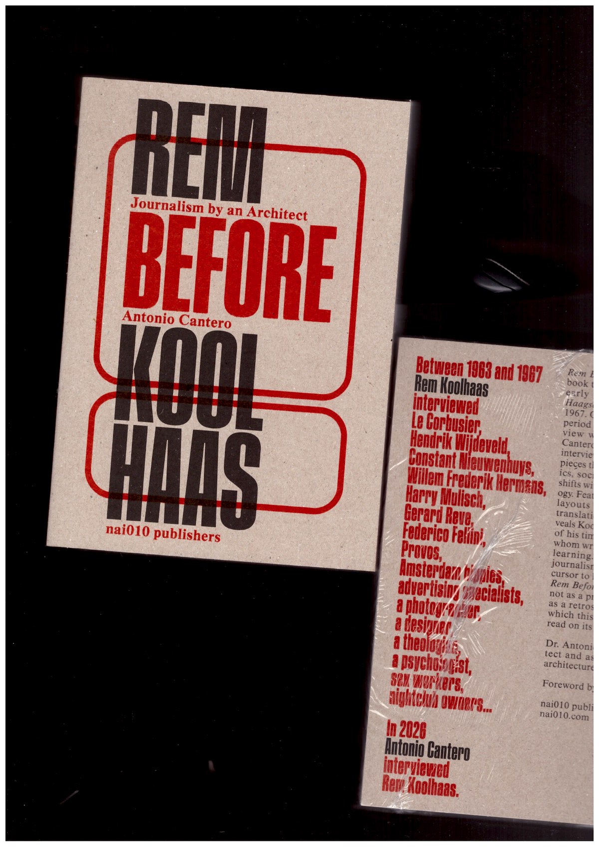 KOOLHAAS, Rem; CANTERO, Antonio (ed.) - Rem Before Koolhaas