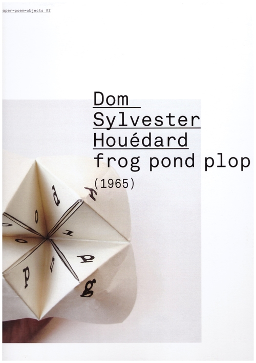 HOUÉDARD, Dom Sylvester - frog pond plop (Grass Publishers)