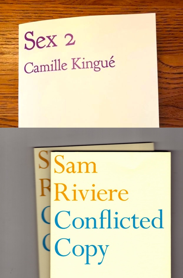  - 2 readings by Camille Kingué & Sam Riviere