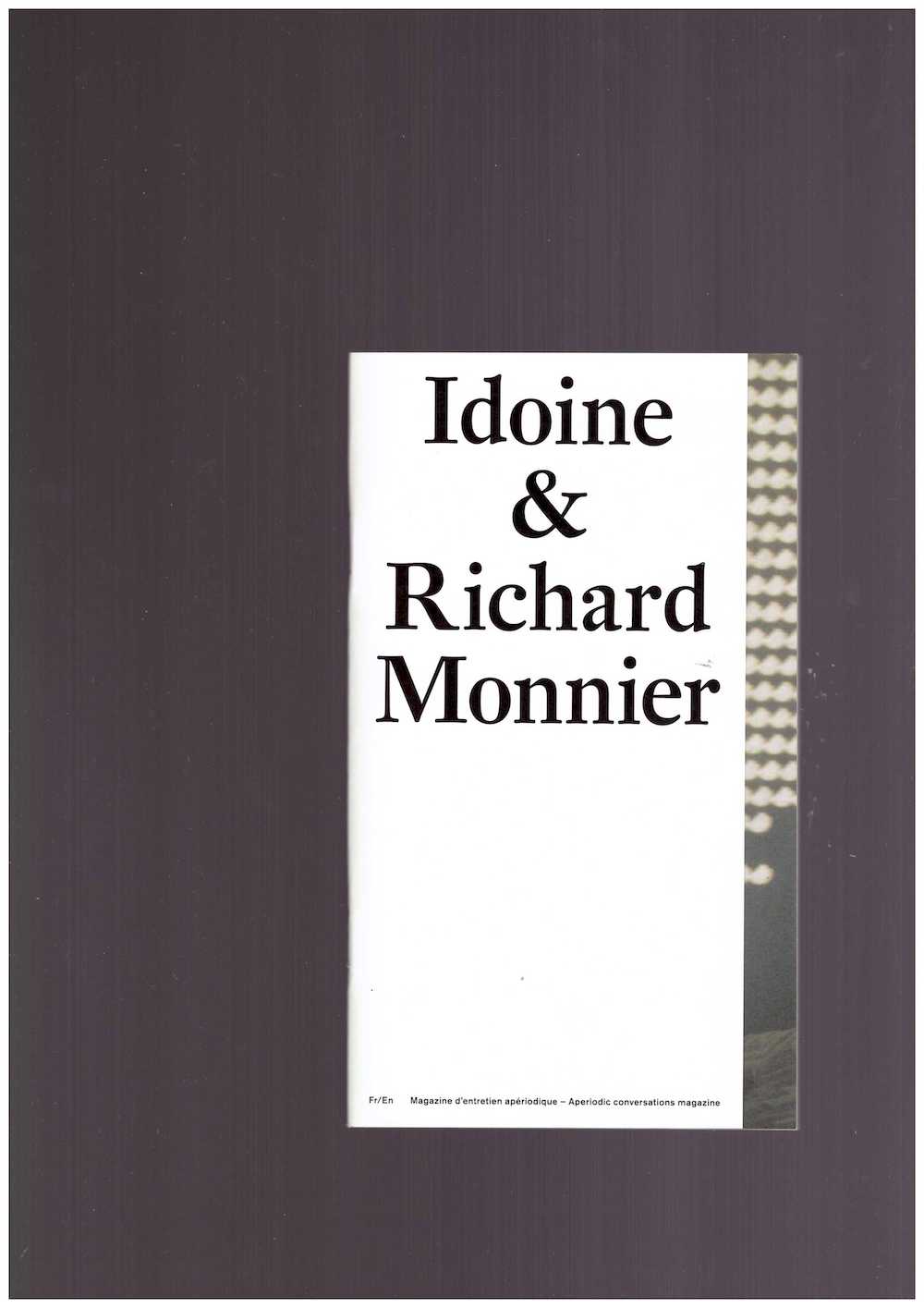 PANO-ZAVARONI, Éléonore; RIOU, Pascale (eds.) - IDOINE - Richard Monnier