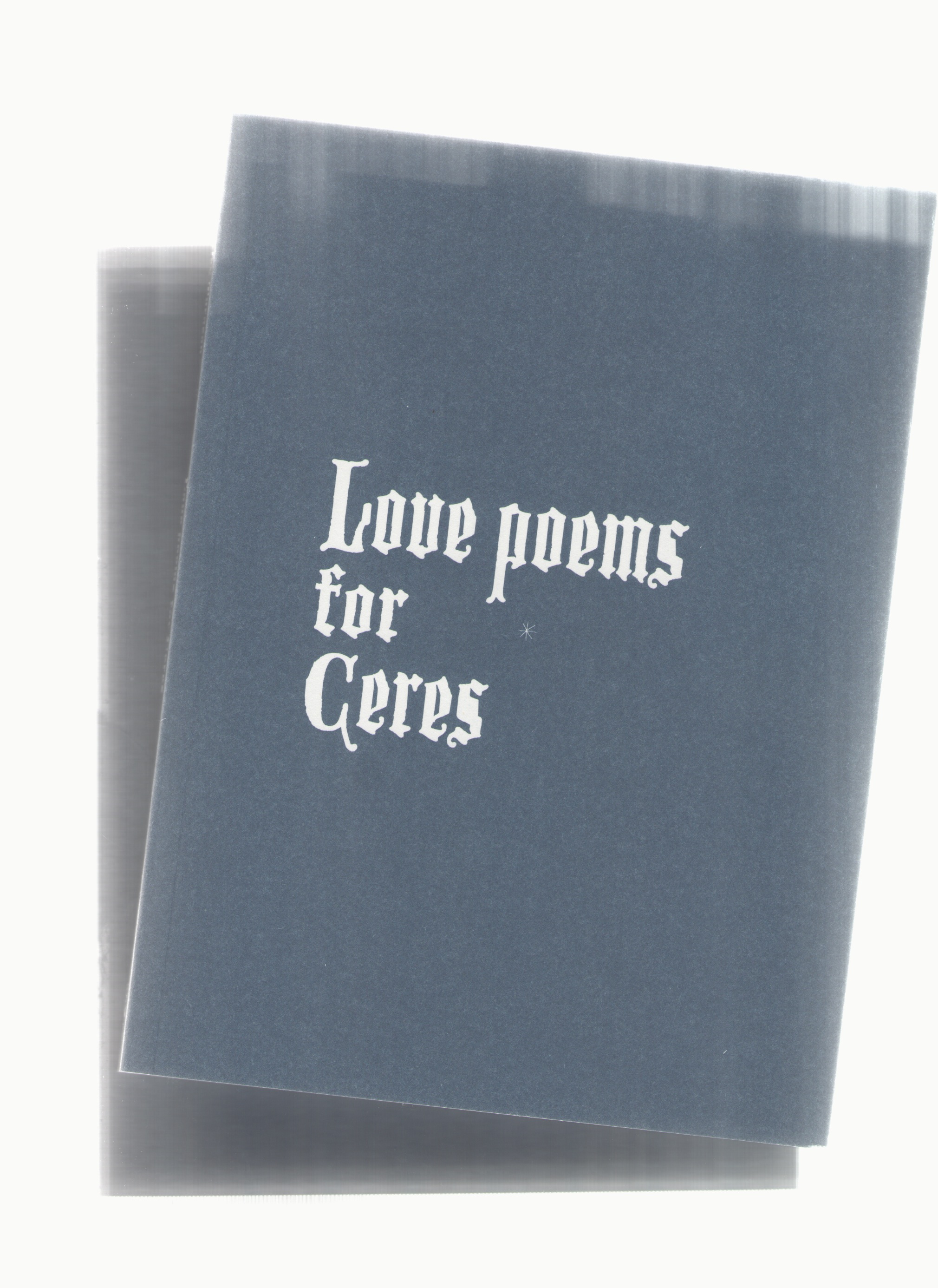 TURGEON, Alex - Love Poems for Ceres