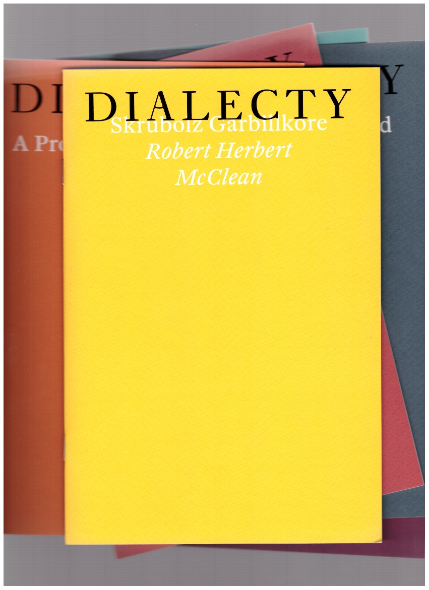 McCLEAN, Robert Herbert - Skrubolz Garbillkore (Dialecty series)