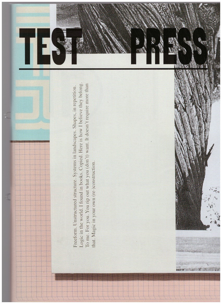 GROENENDIJK, Henk; KLEMENT, Elisabeth; KREUTZER, Matthias (eds.) - Test Press. 20 Years of Student Publications, 1999-2019