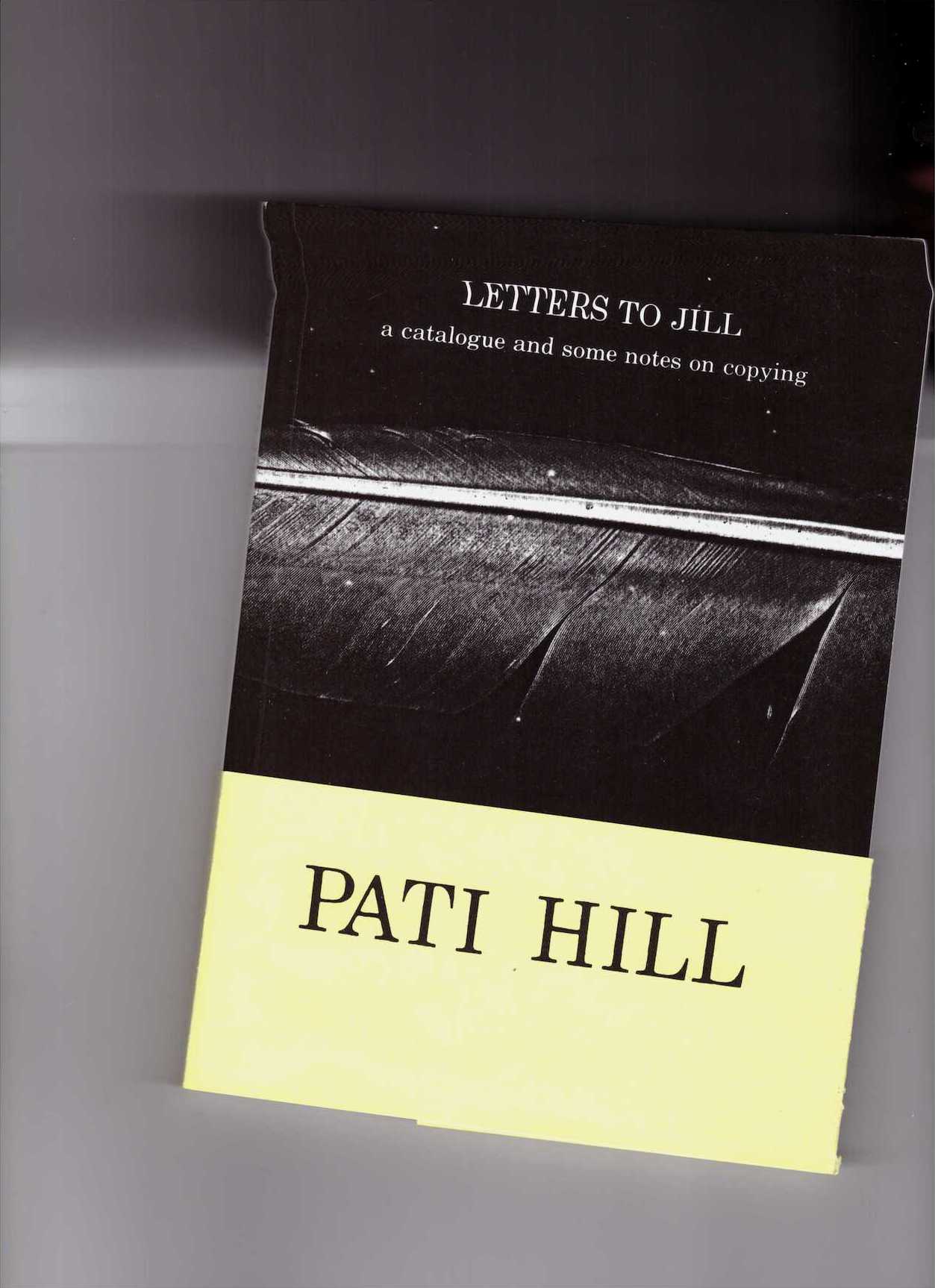 HILL, Pati - Letters to Jill