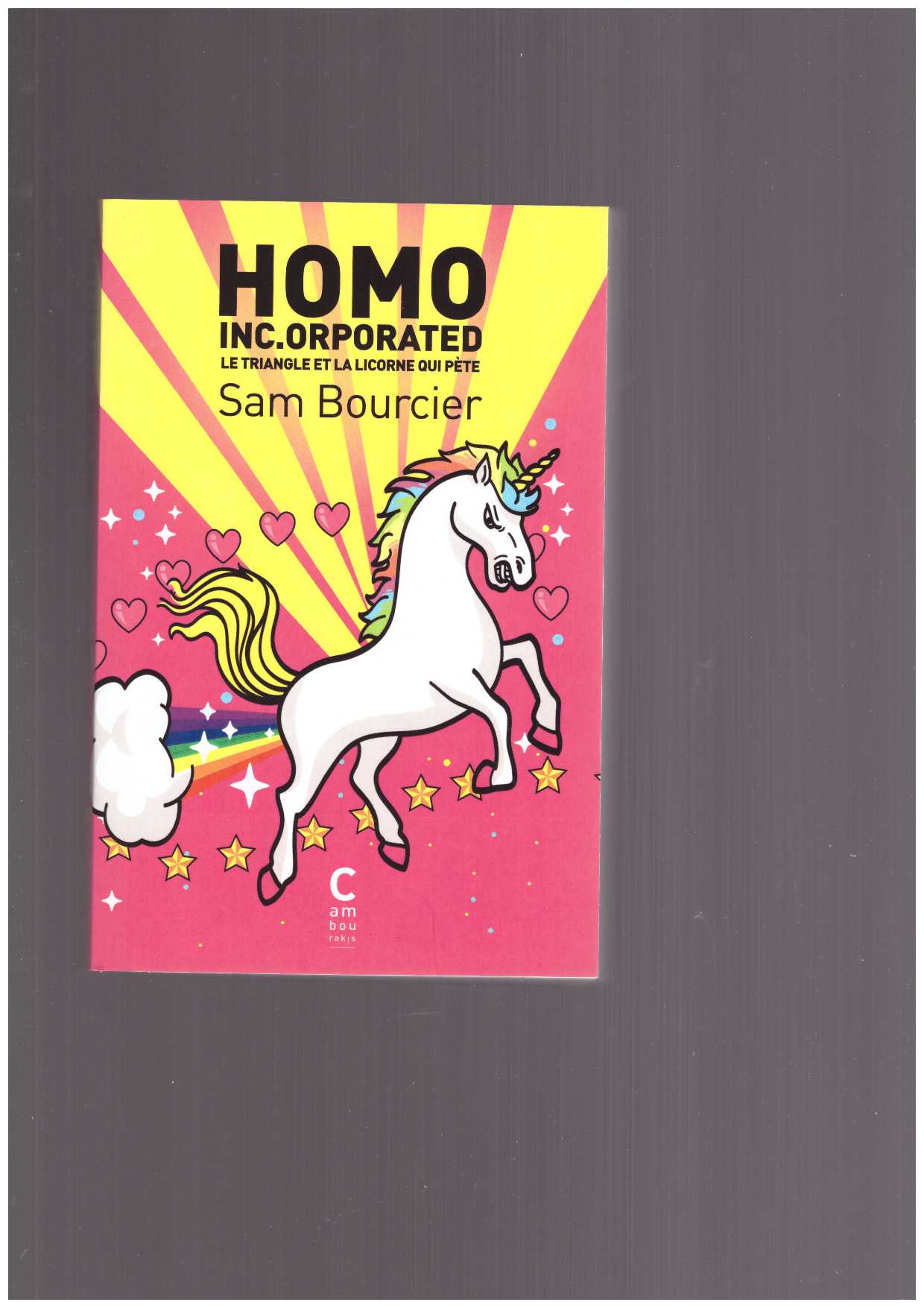 BOURCIER, Sam - Homo inc.orporated. Le triangle et la licorne (qui pète)