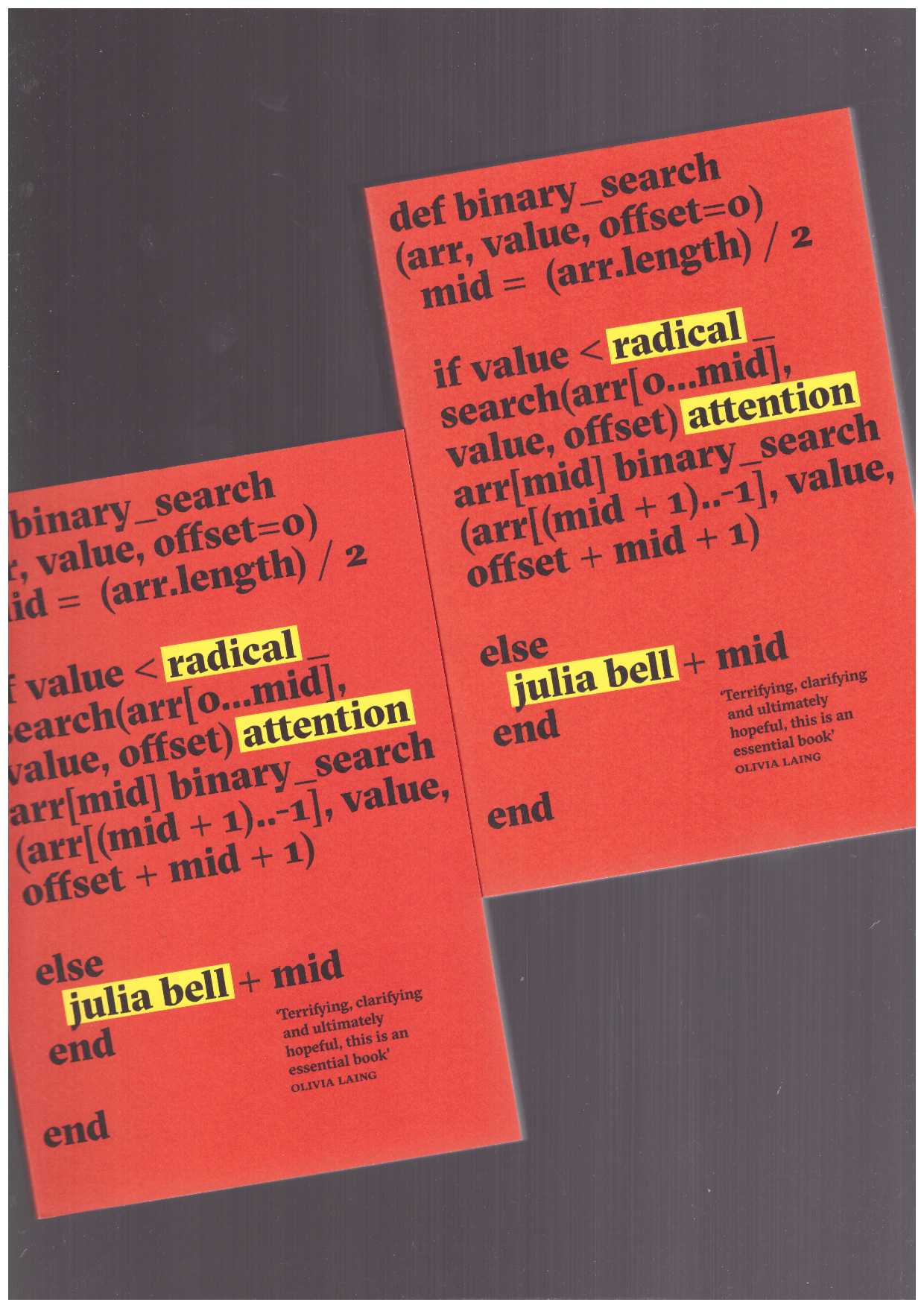 BELL, Julia - Radical Attention
