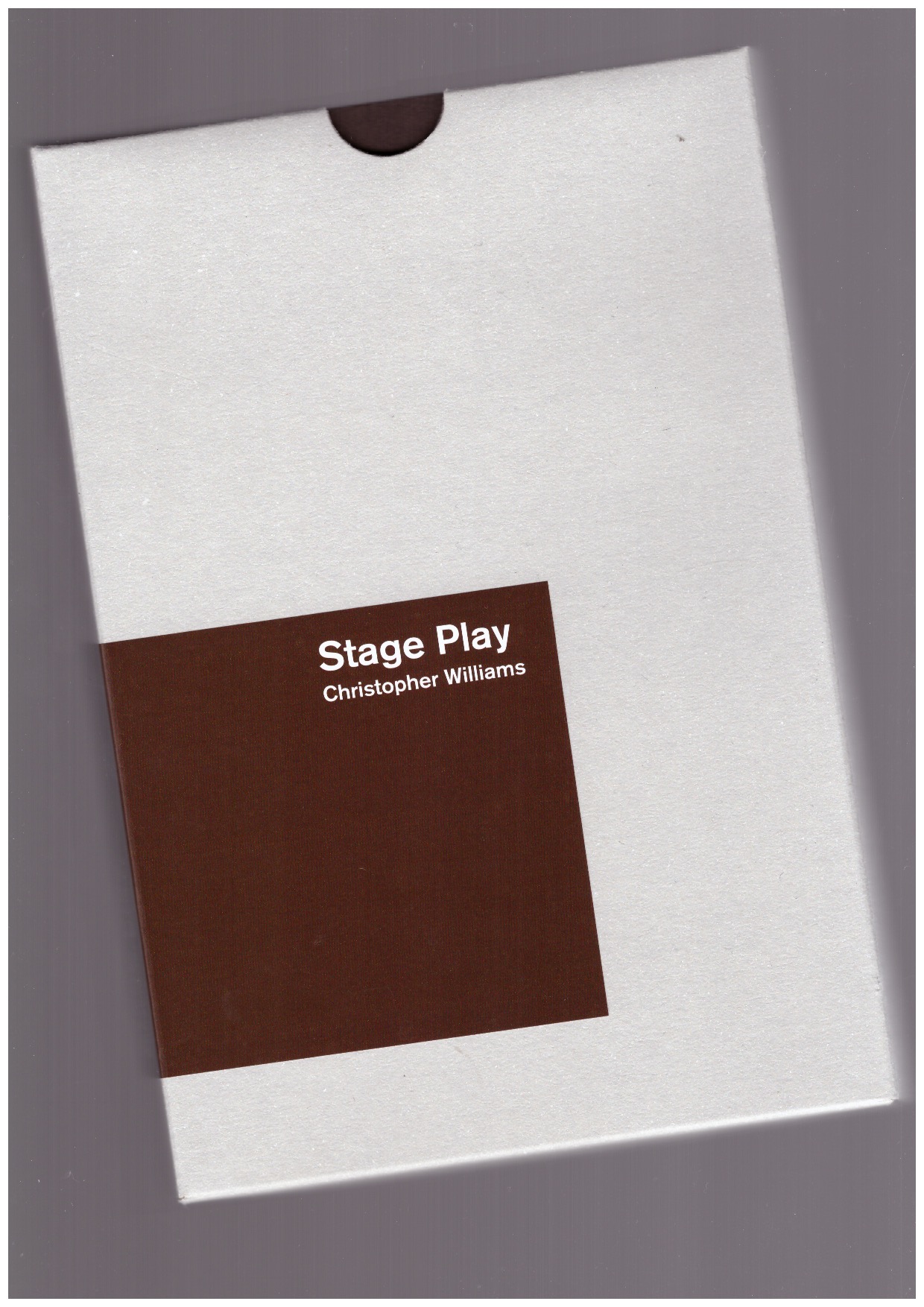 WIILLIAMS, Christopher; OLSEN, Niels (ed.); FISCHLI, Fredi (ed.) - Stage Play