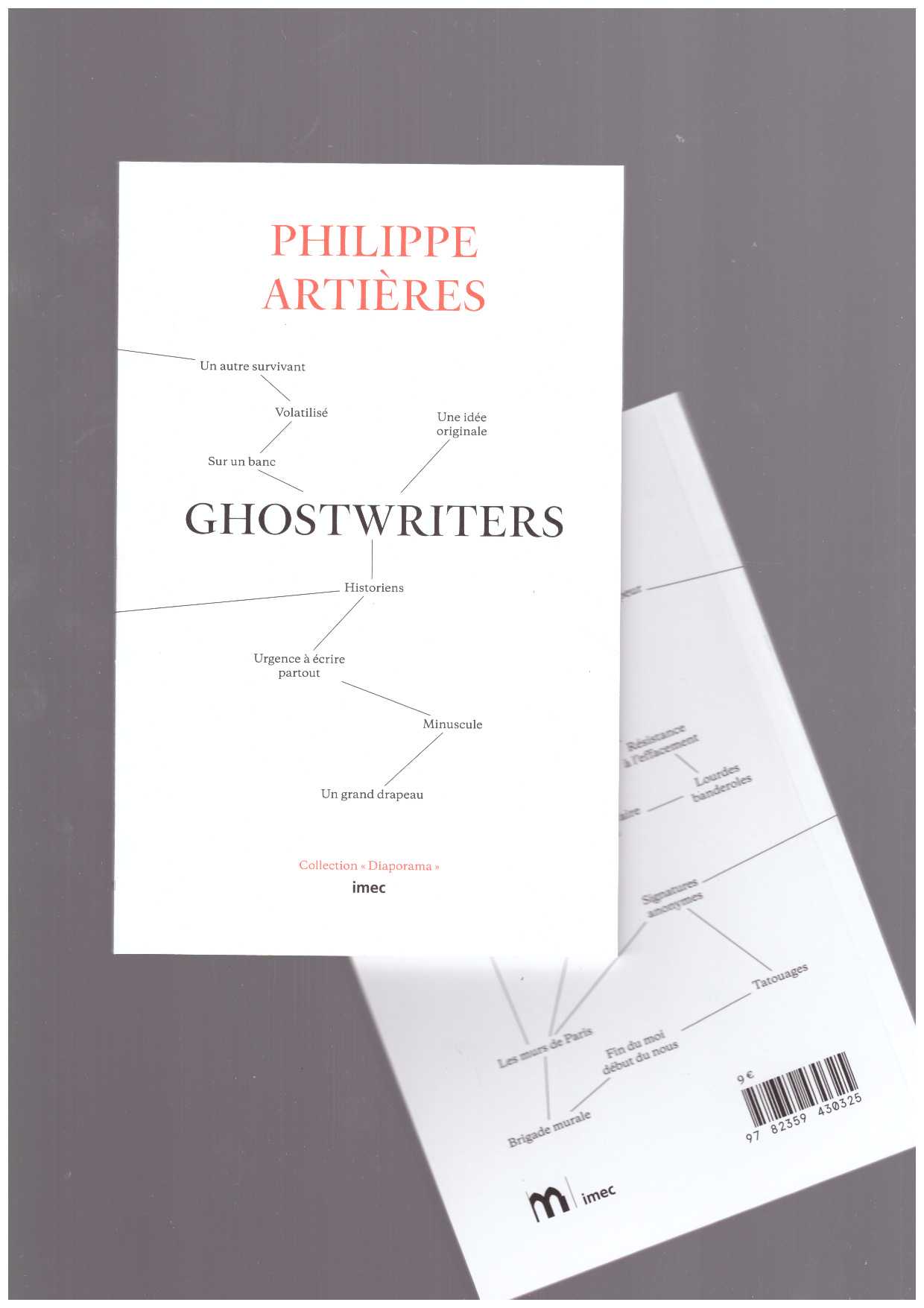 ARTIÈRES, Philippe - Ghostwriters