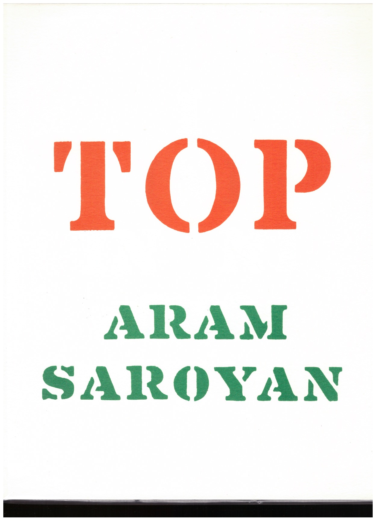 SAROYAN, Aram - TOP