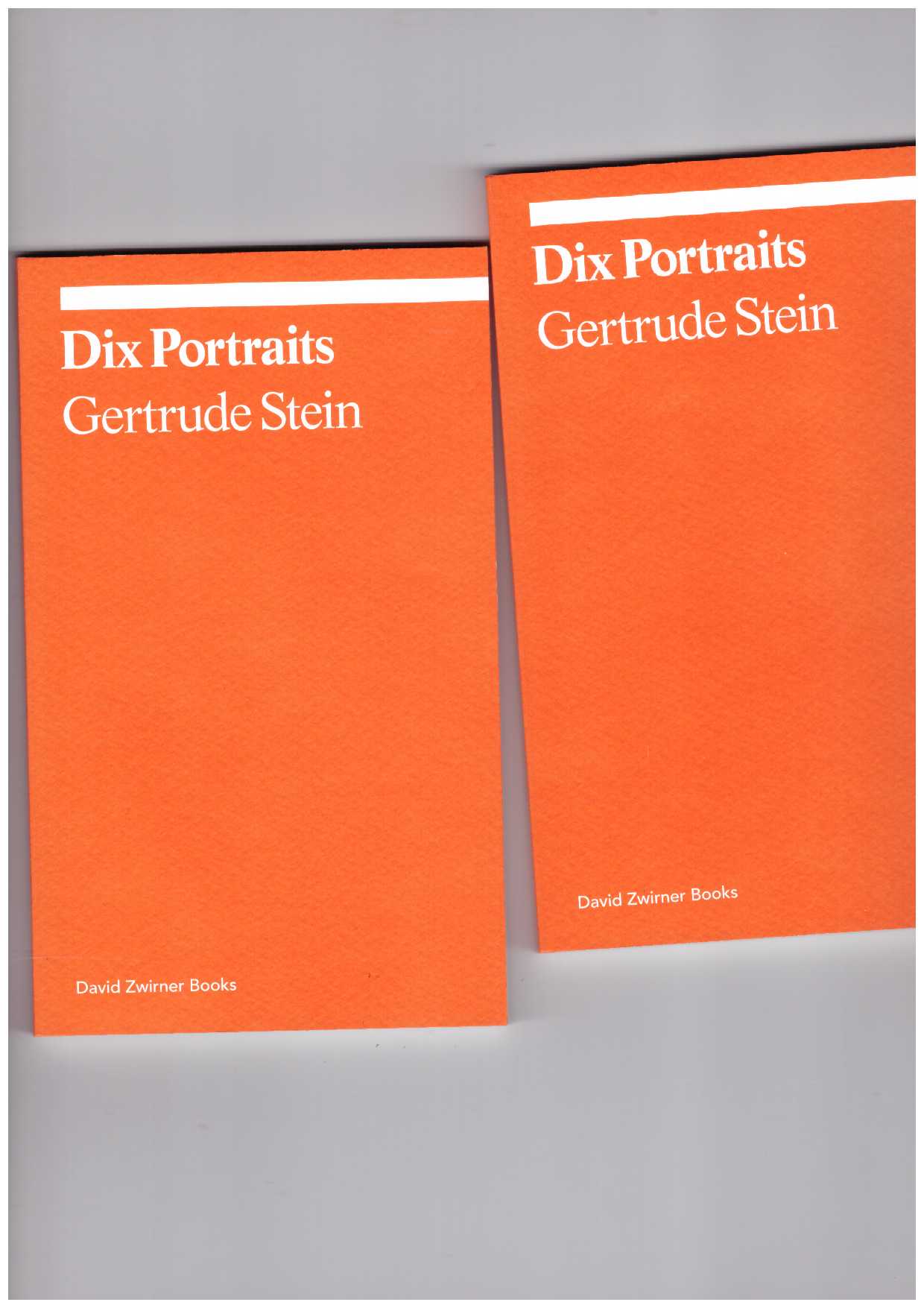 STEIN, Gertrude - Dix Portraits