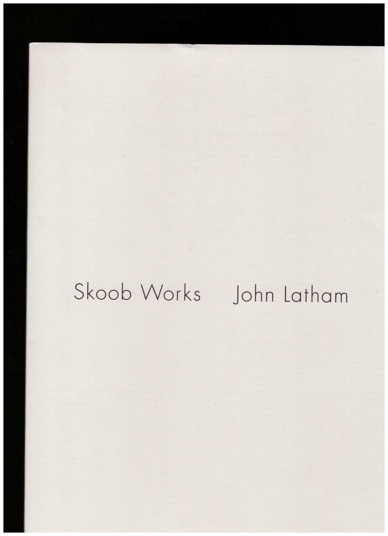 LATHAM, John - Skoob Works