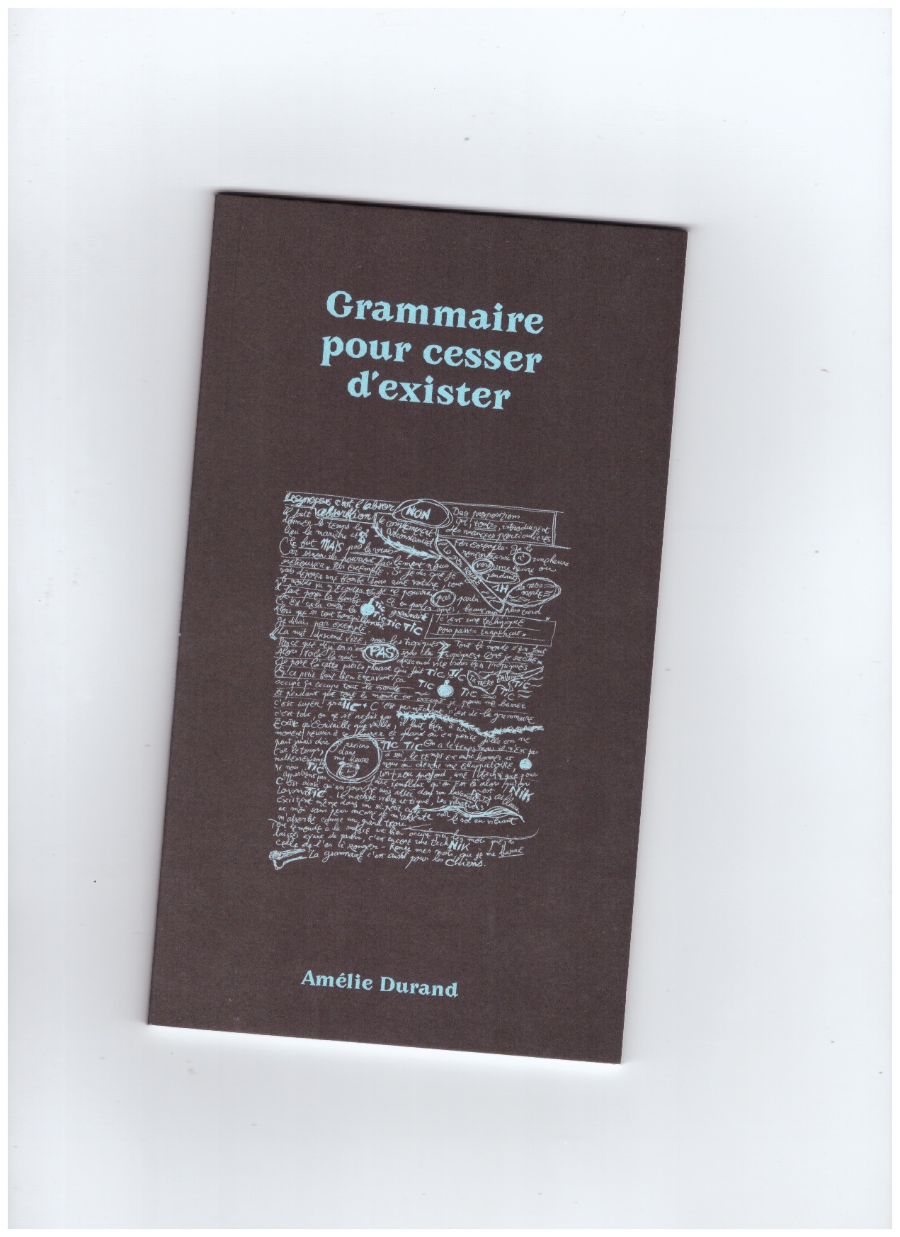 Grammaire pour cesser d'exister by Amélie Durand