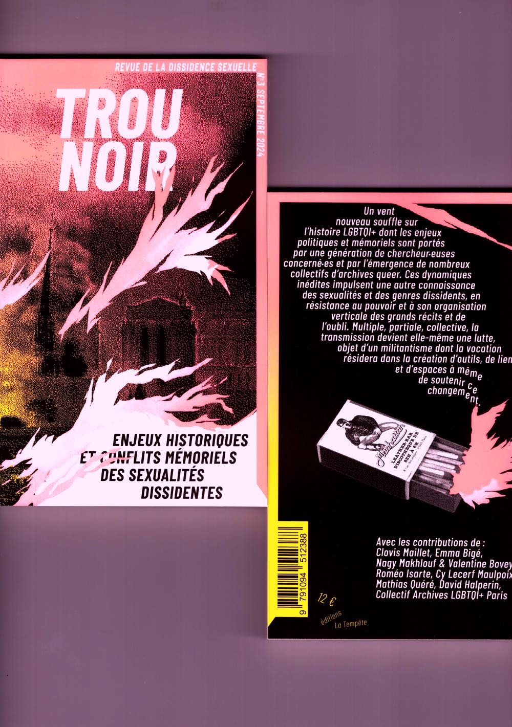 TROU NOIR (eds.) - Trou Noir #3 – Enjeux historiques et conflits mémoriels des sexualités dissidentes