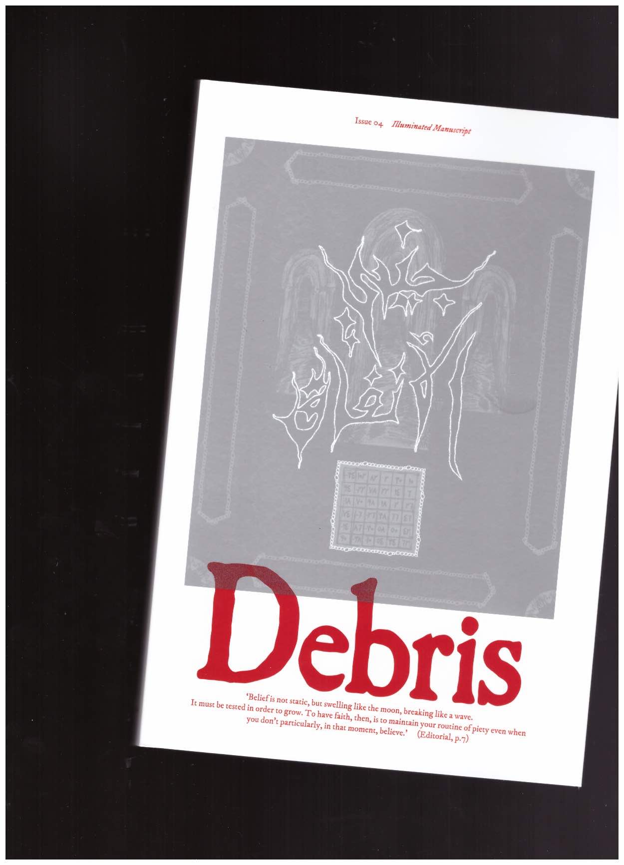 HOURANI, Hasib; HUSSEIN, Adalya Nash (eds.) - Debris Magazine - Issue 04: Illuminated Manuscript