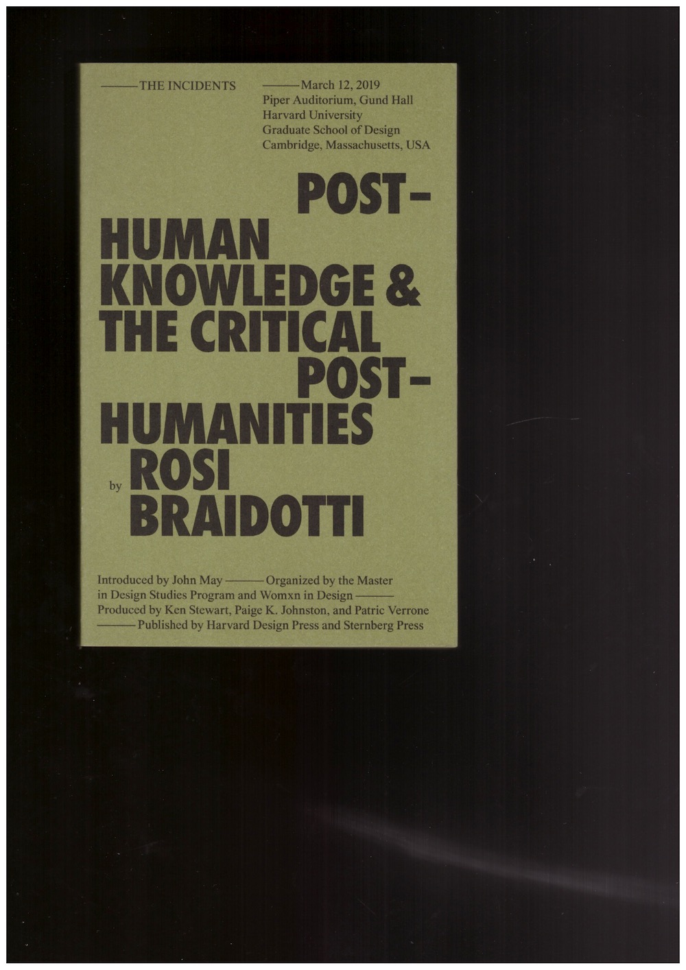 BRAIDOTTI, Rosi - Posthuman Knowledge and the Critical Posthumanities