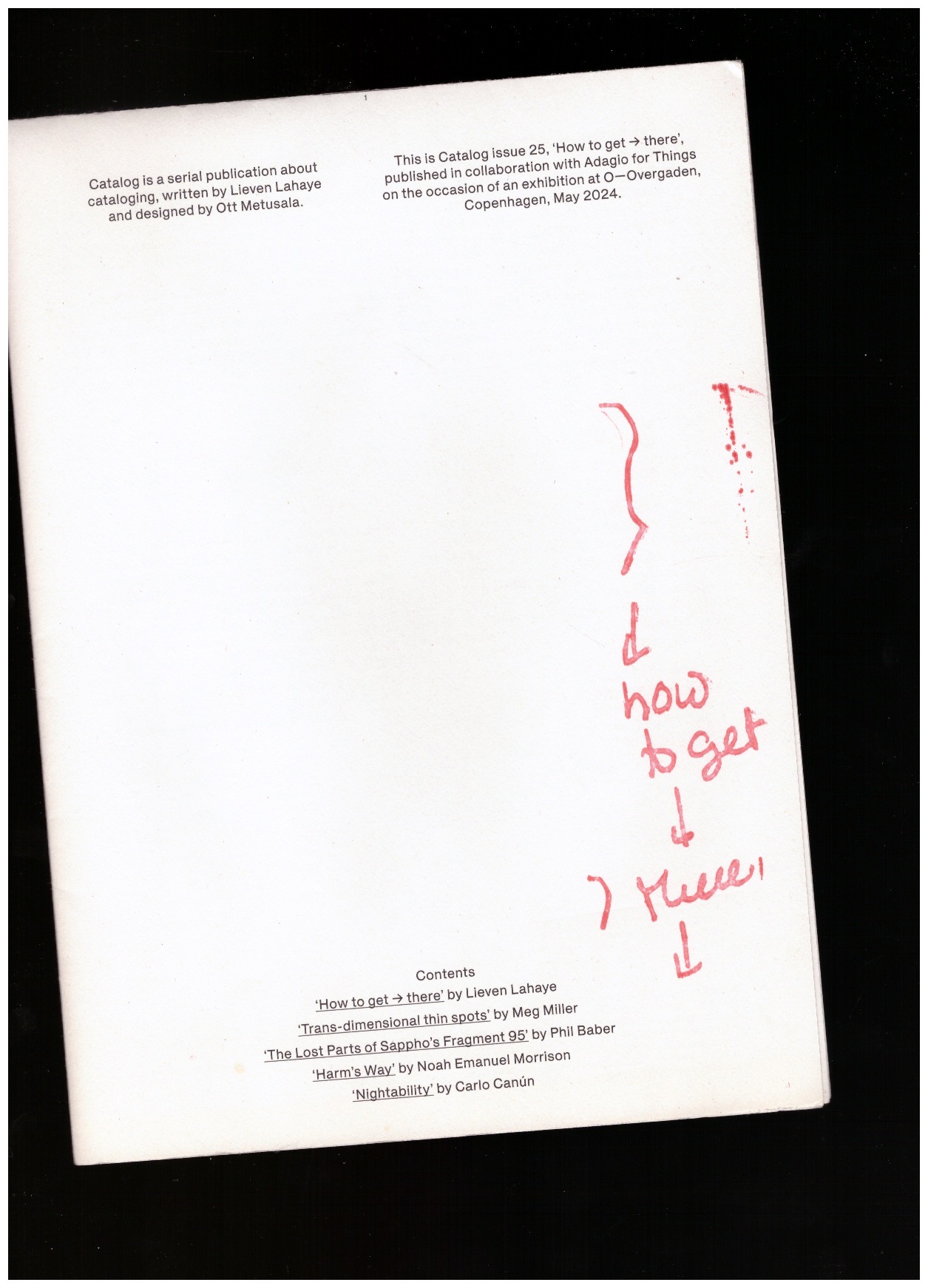 LAHAYE, Lieven - Catalog #25