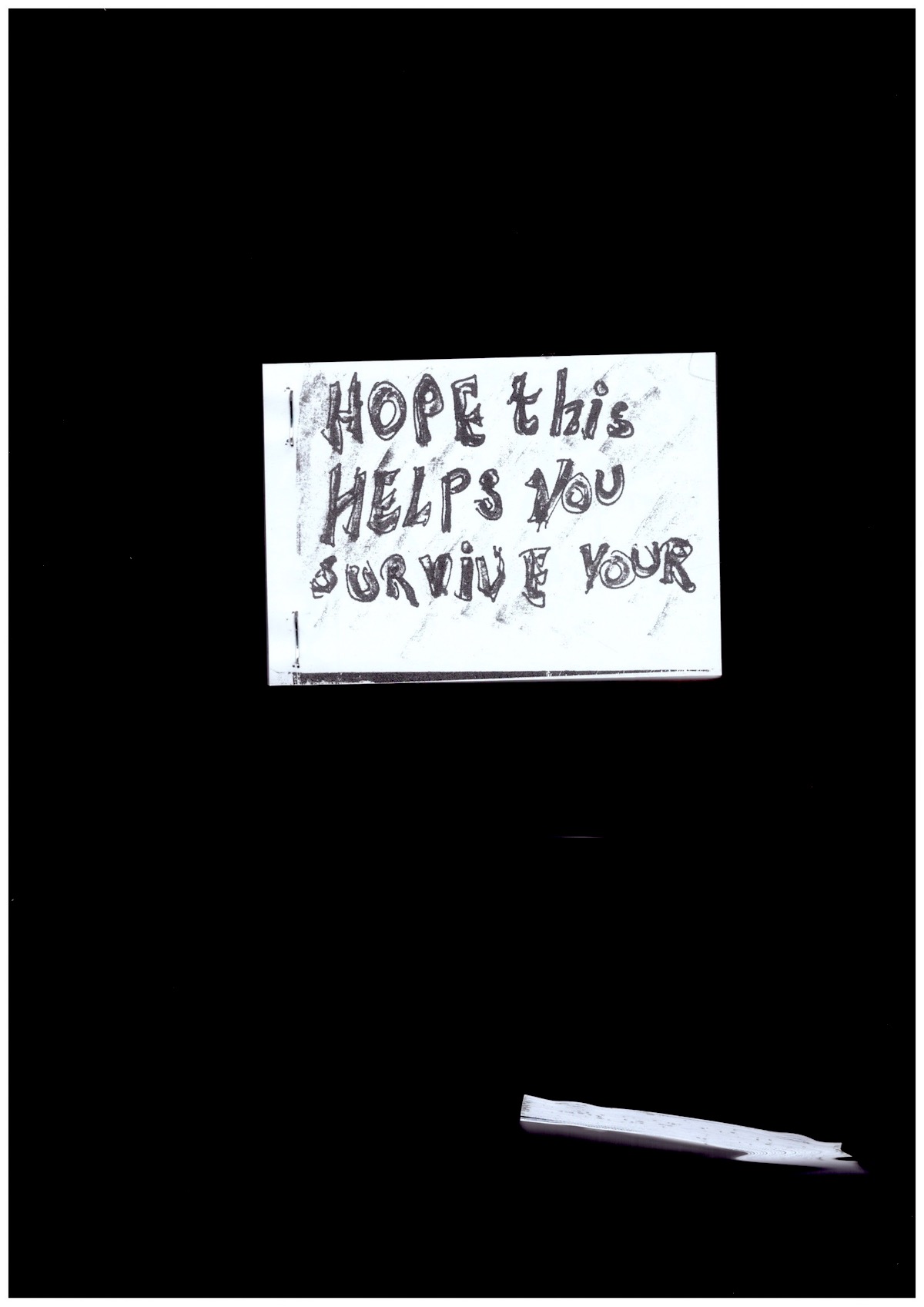 BUCHANAN, Beverly - Hope This Helps You Survive Your Gallery Visit