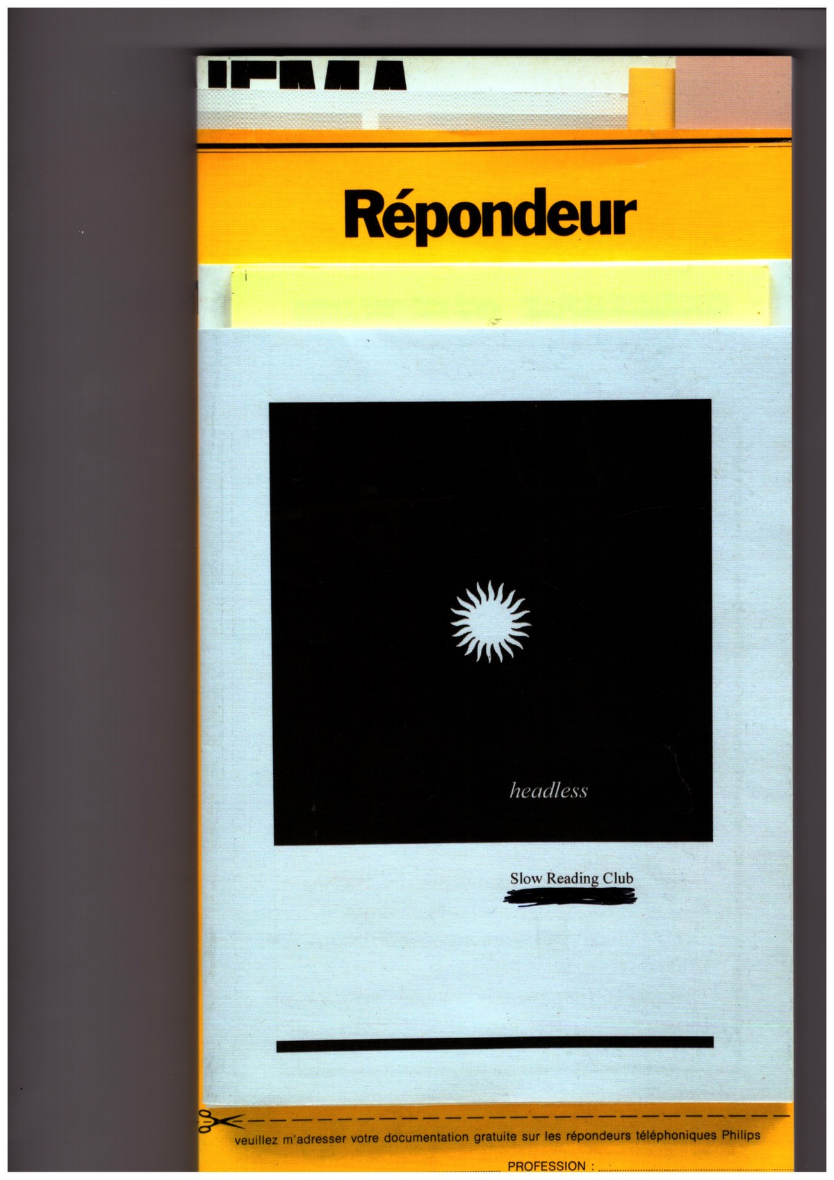 SLOW READING CLUB - Répondeur SLOW READING CLUB - Répondeur