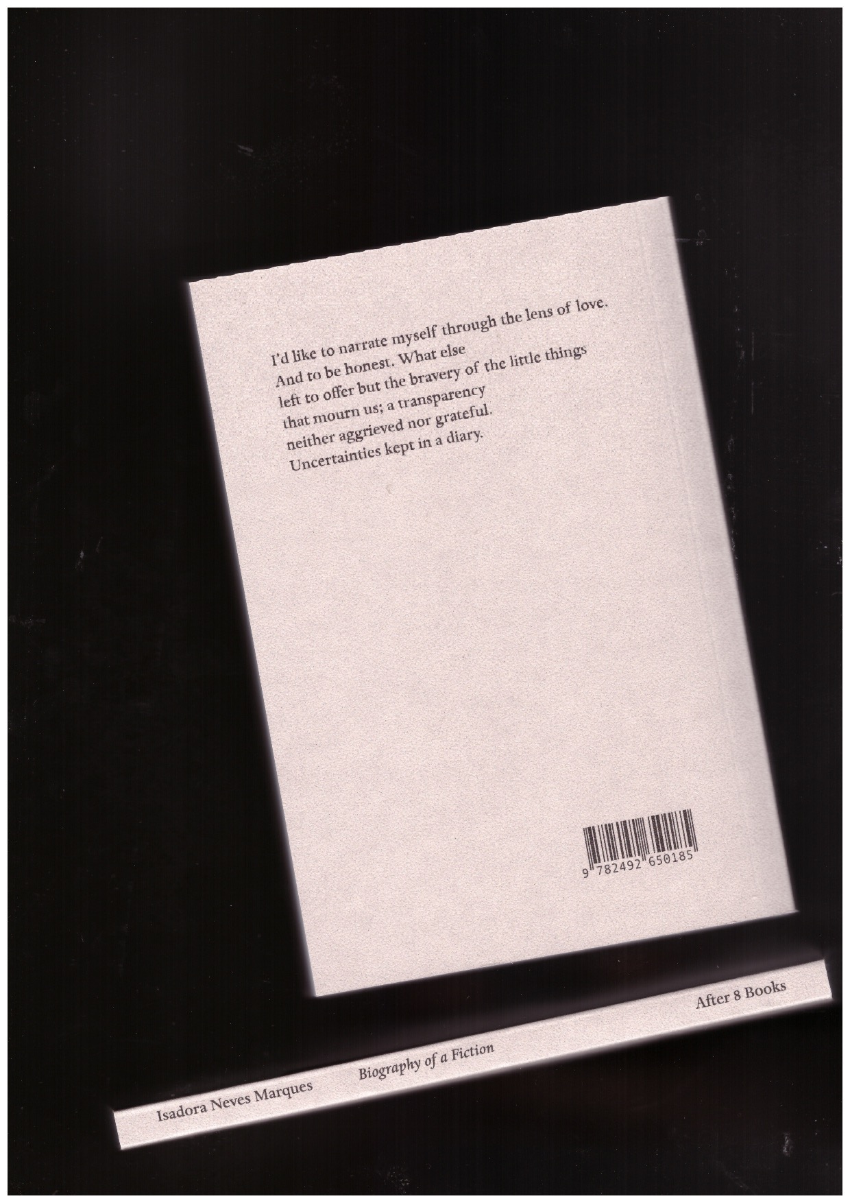 NEVES MARQUES, Isadora - Biography of a Fiction