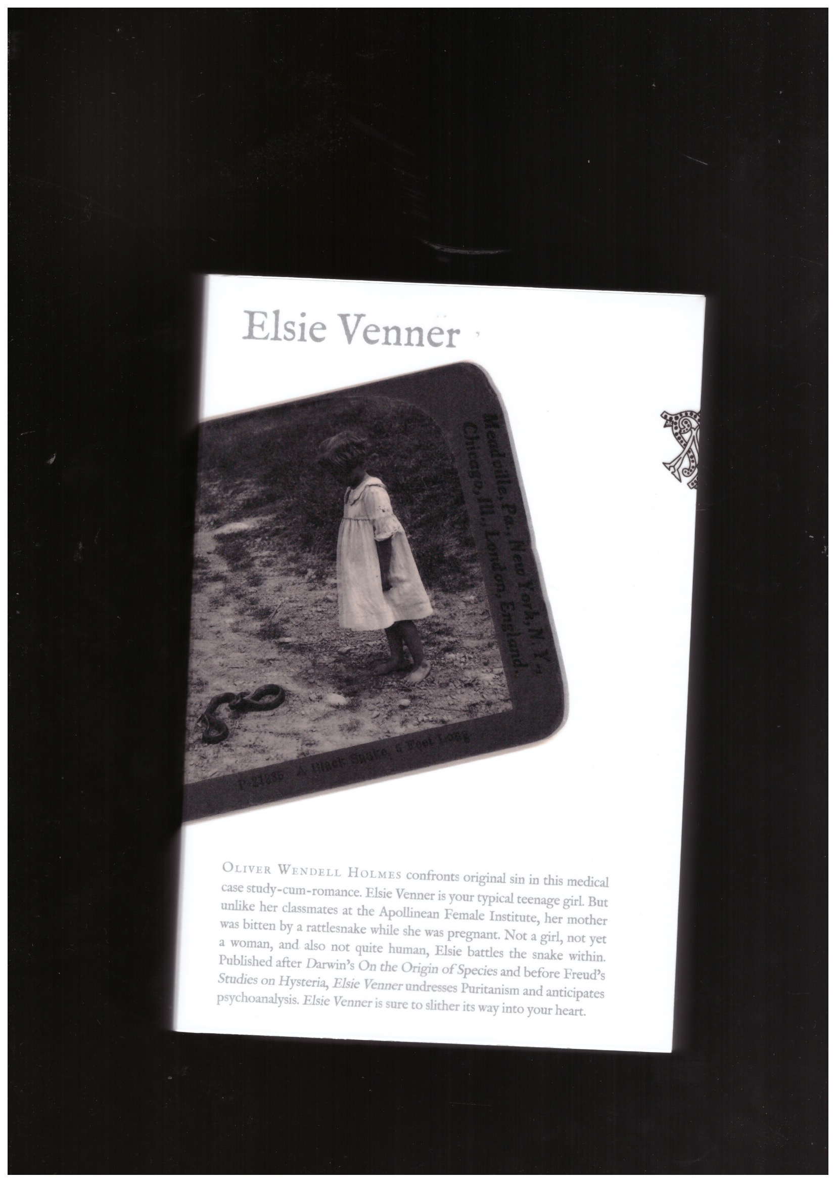 WENDELL HOLMES, Oliver - Elsie Venner