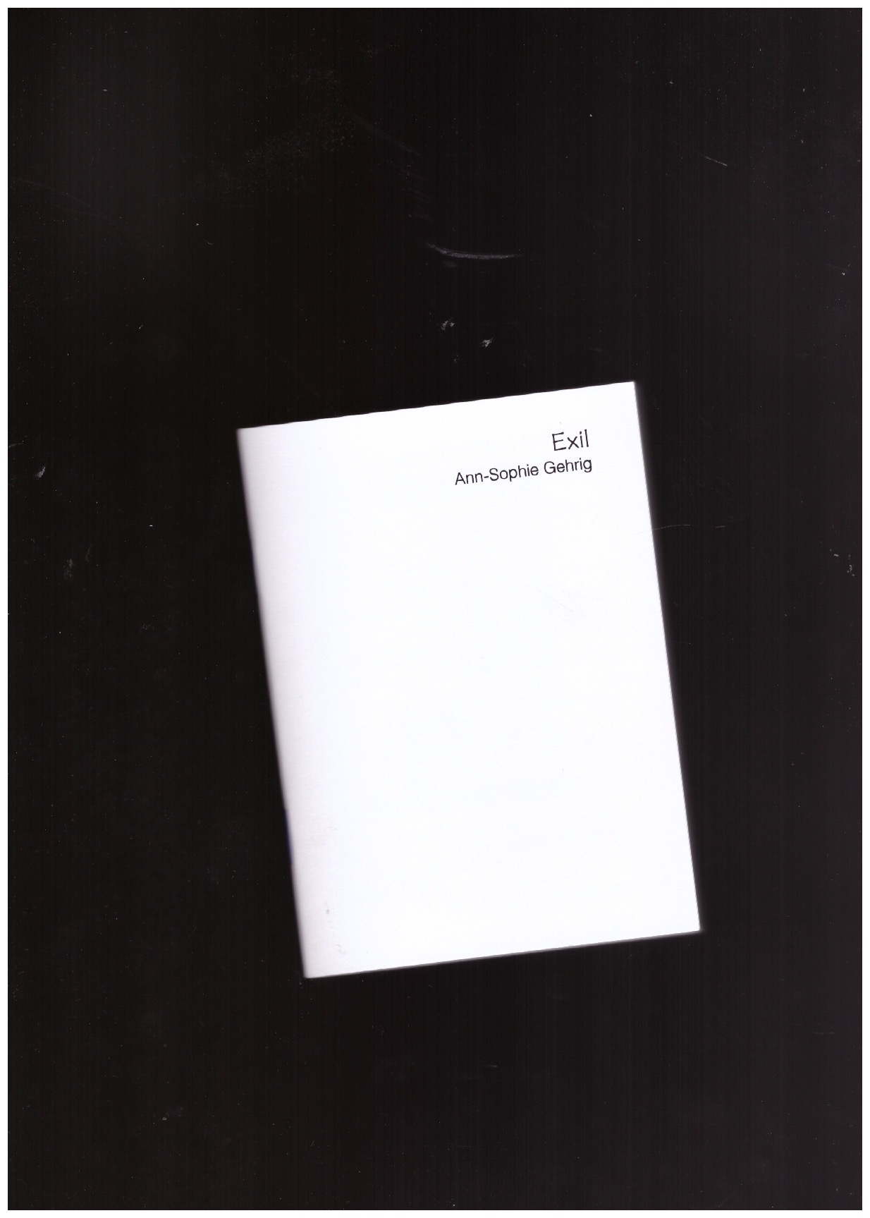 GEHRING, Ann-Sophie - Exil