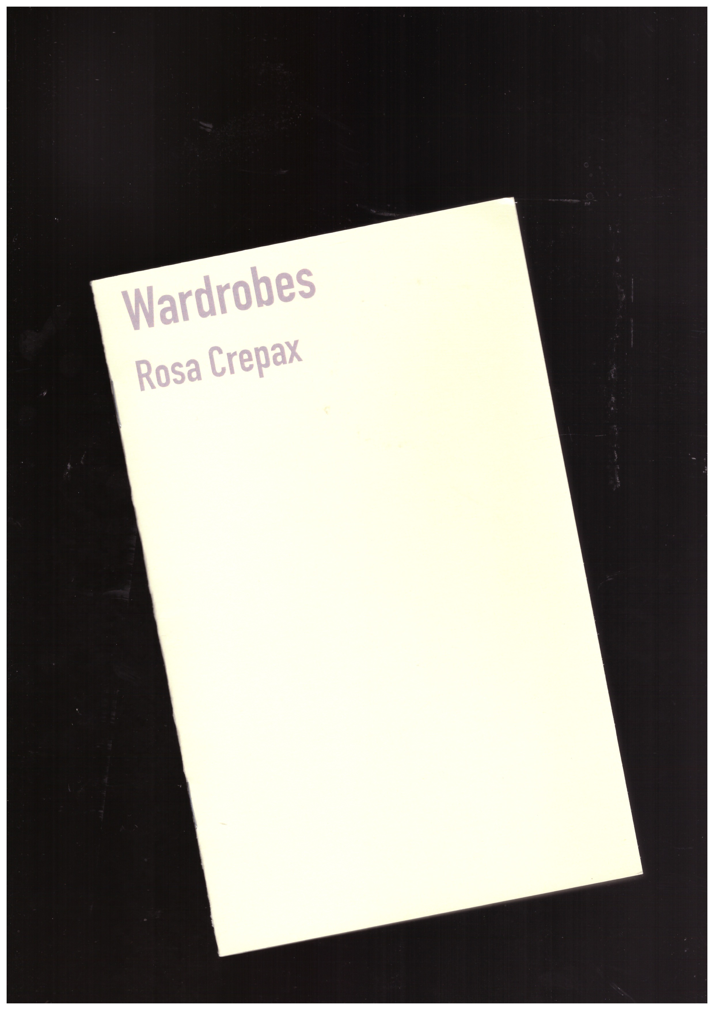 CREPAX, Rosa - Wardrobes / Garden Party