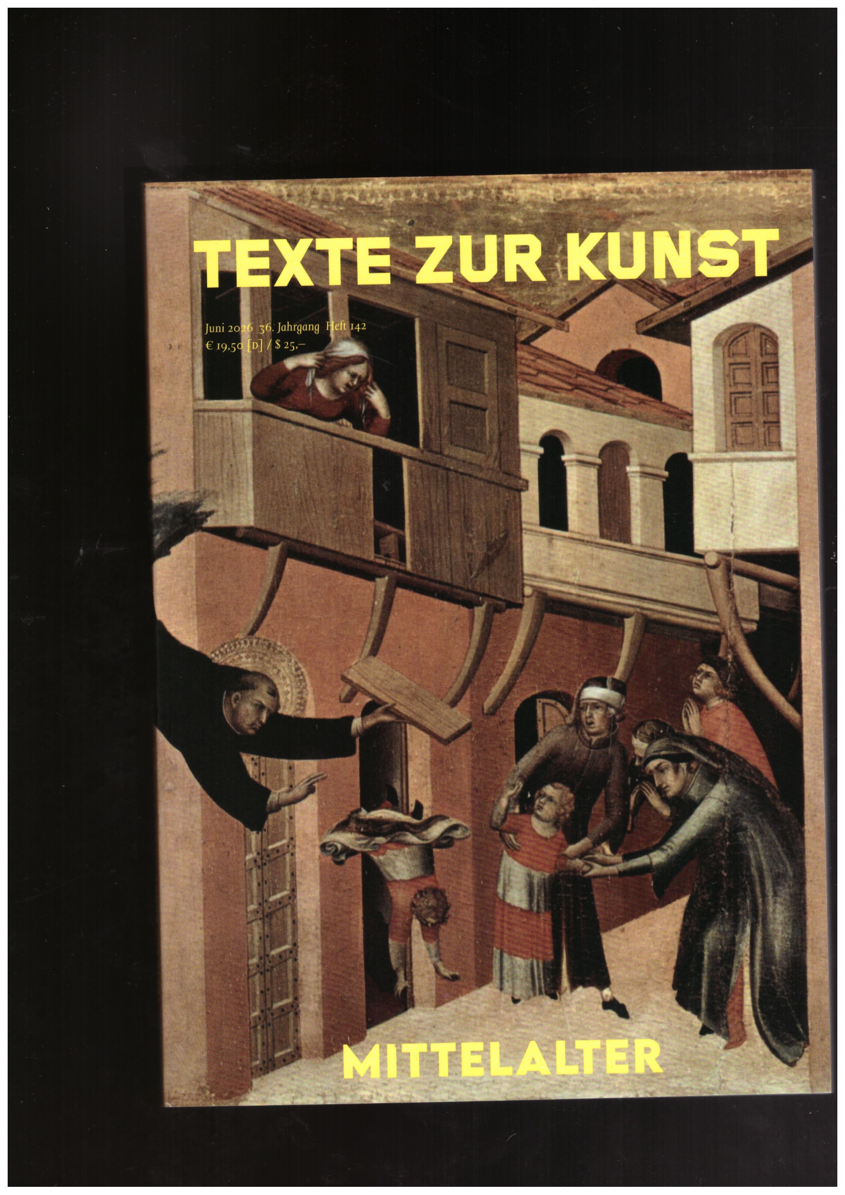 SINOFZIK, Anna (ed) - Texte Zur Kunst 36/142 (Juni 2026) Mittelalter