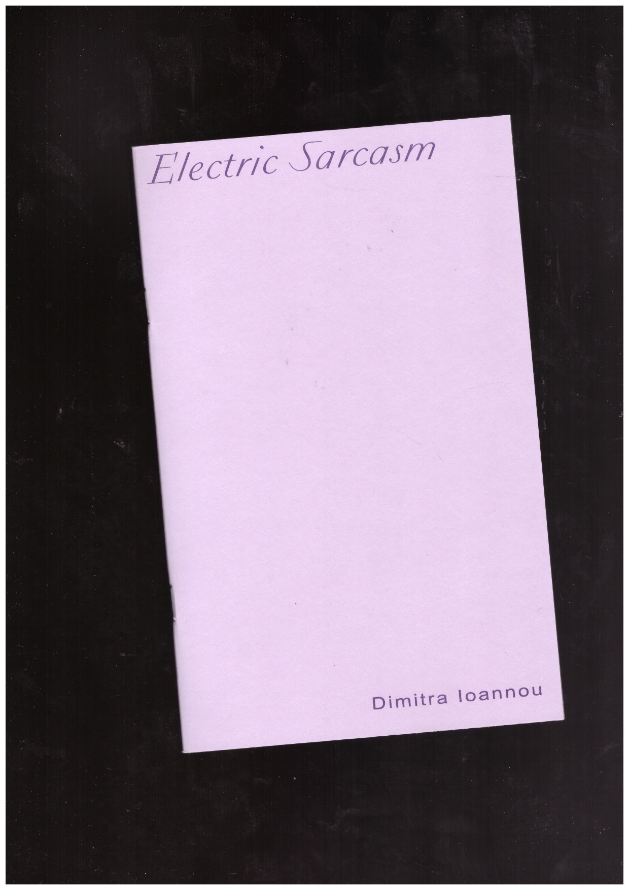 IOANNOU, Dimitra - Electric Sarcasm
