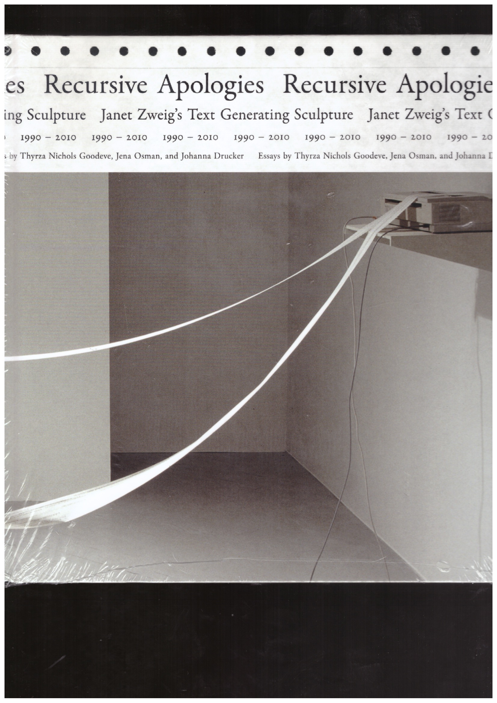 ZWEIG, Janet - Recursive Apologies: Janet Zweig’s Text Generating Sculpture