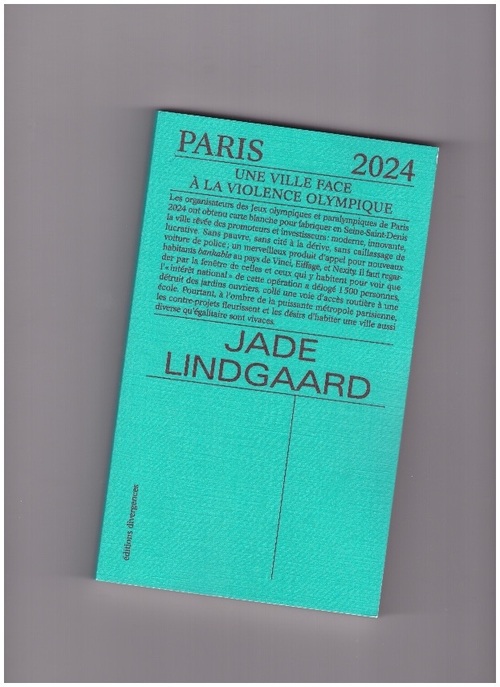 LINDGAARD, Jade - Paris 2024 (Éditions Divergences)