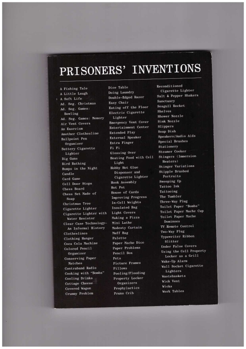 Angelo - Prisoner's Inventions (2nd edition) (Half Letter Press)