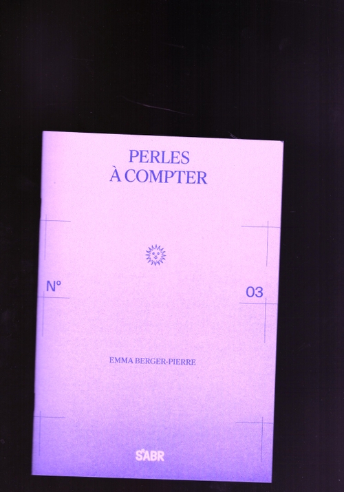 BERGER-PIERRE, Emma - SABR #3 : Perles à compter (Postfirebooks)