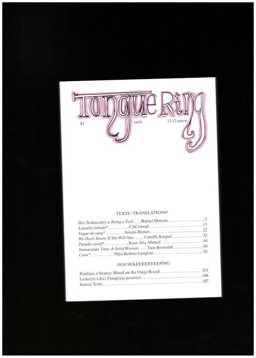 MADDEN, Aodhan; FINCH, Star (eds.) - Tongue Ring #1 (Tongue Ring)