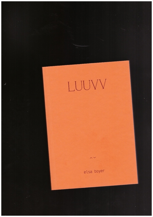 BOYER, Elsa - LUUVV (Impression)
