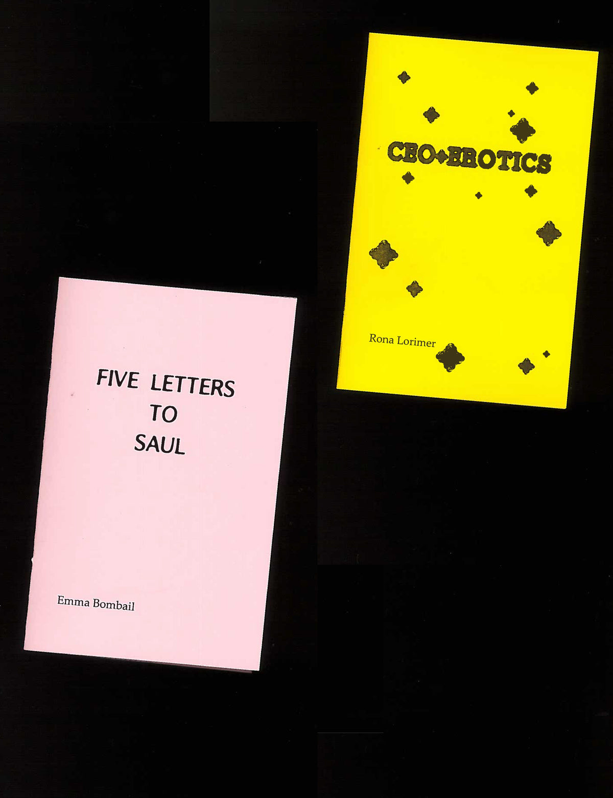 Presage Pamphlet Series Reading #3 Emma Bombail, Rona Lorimer