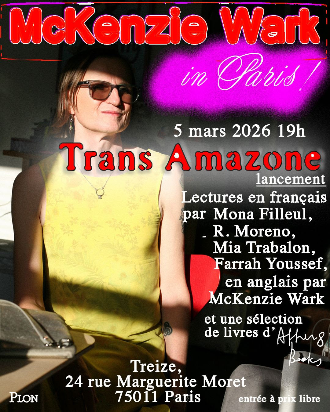 Trans Amazone launch : McKenzie Wark @Treize !