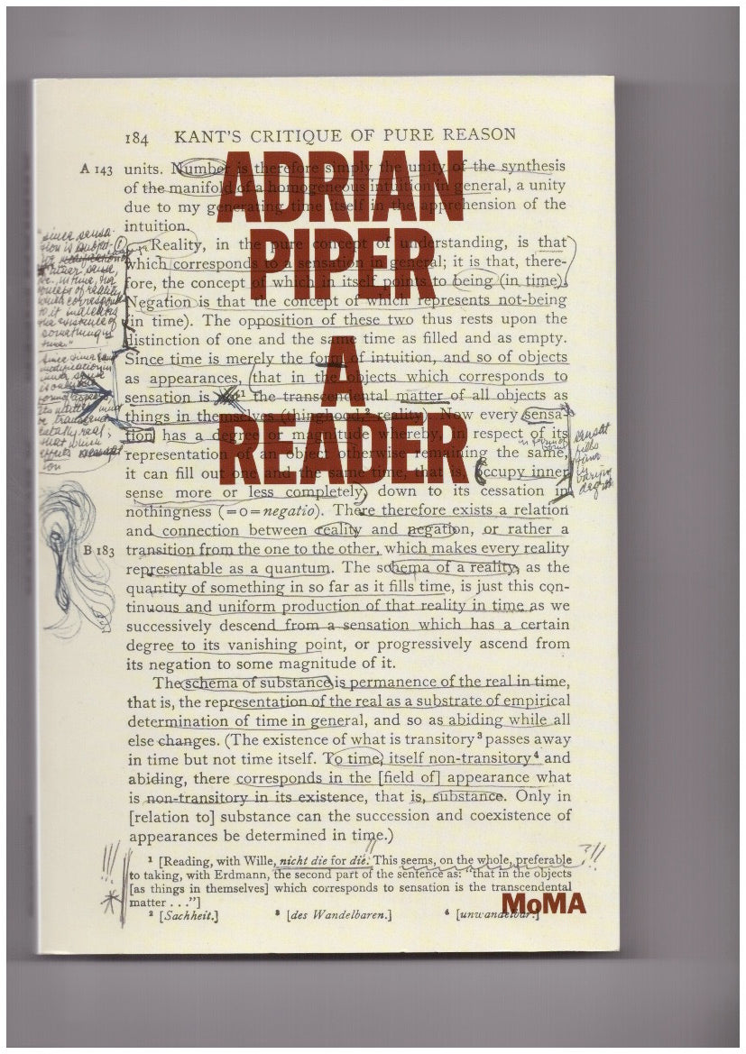 Adrian Piper. A Reader