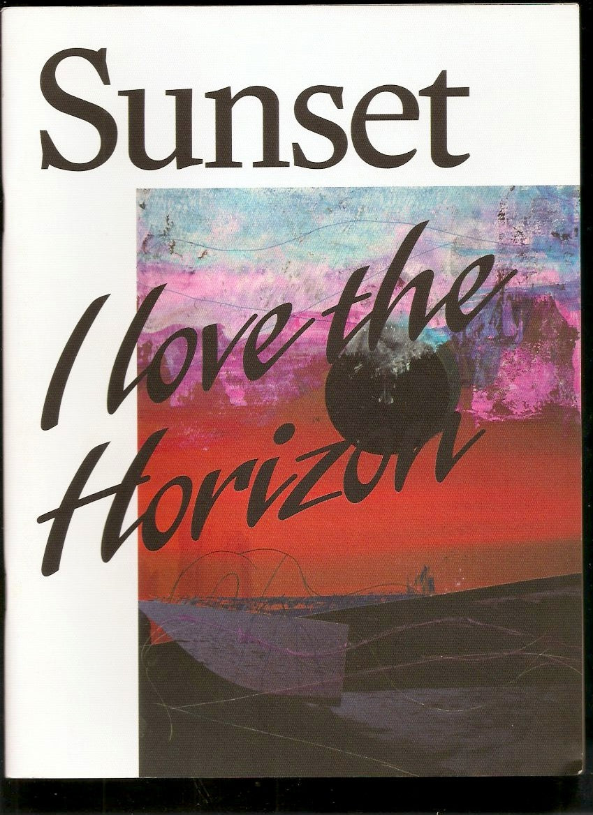 Sunset. I love the horizon