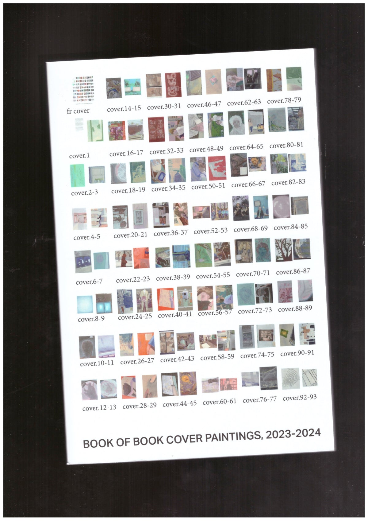 Book of Book Cover Paintings, 2023-2024