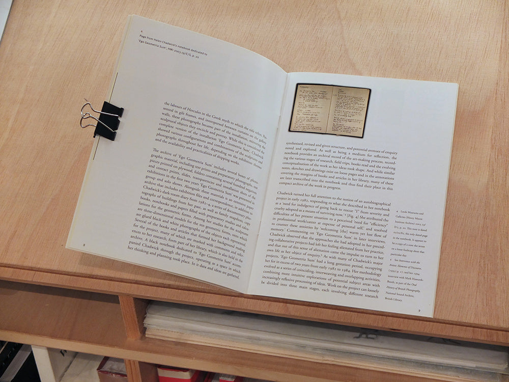 Helen Chadwick’s "Ego Geometria Sum": a biography