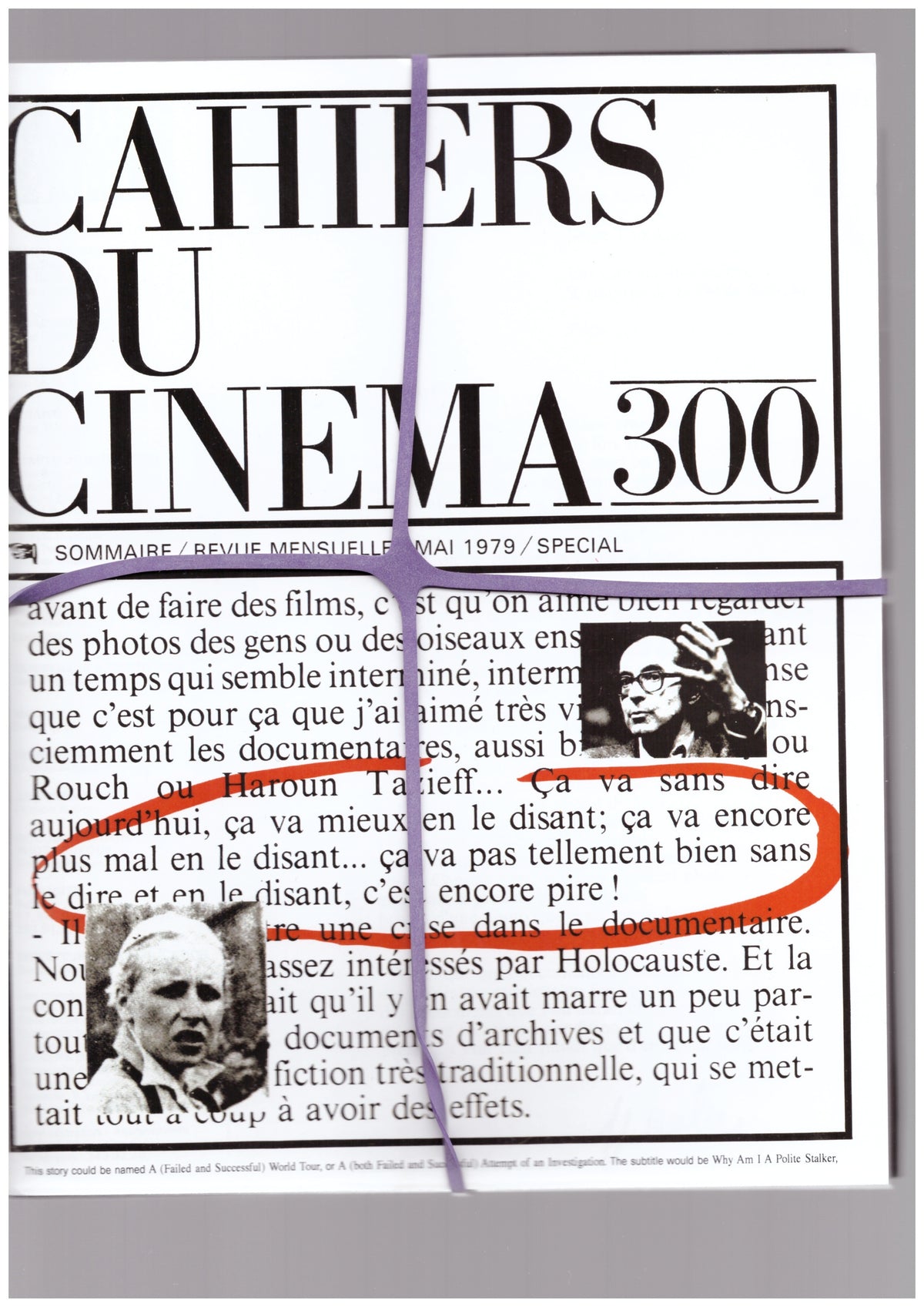 The Story (Cahiers du Cinéma)