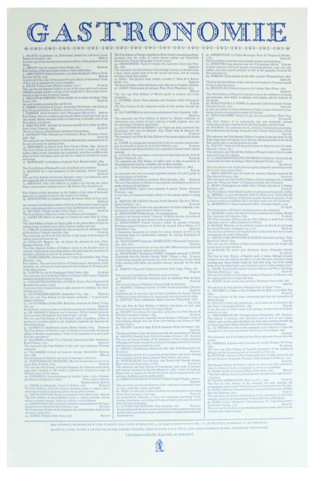 Gastronomie (Broadside)