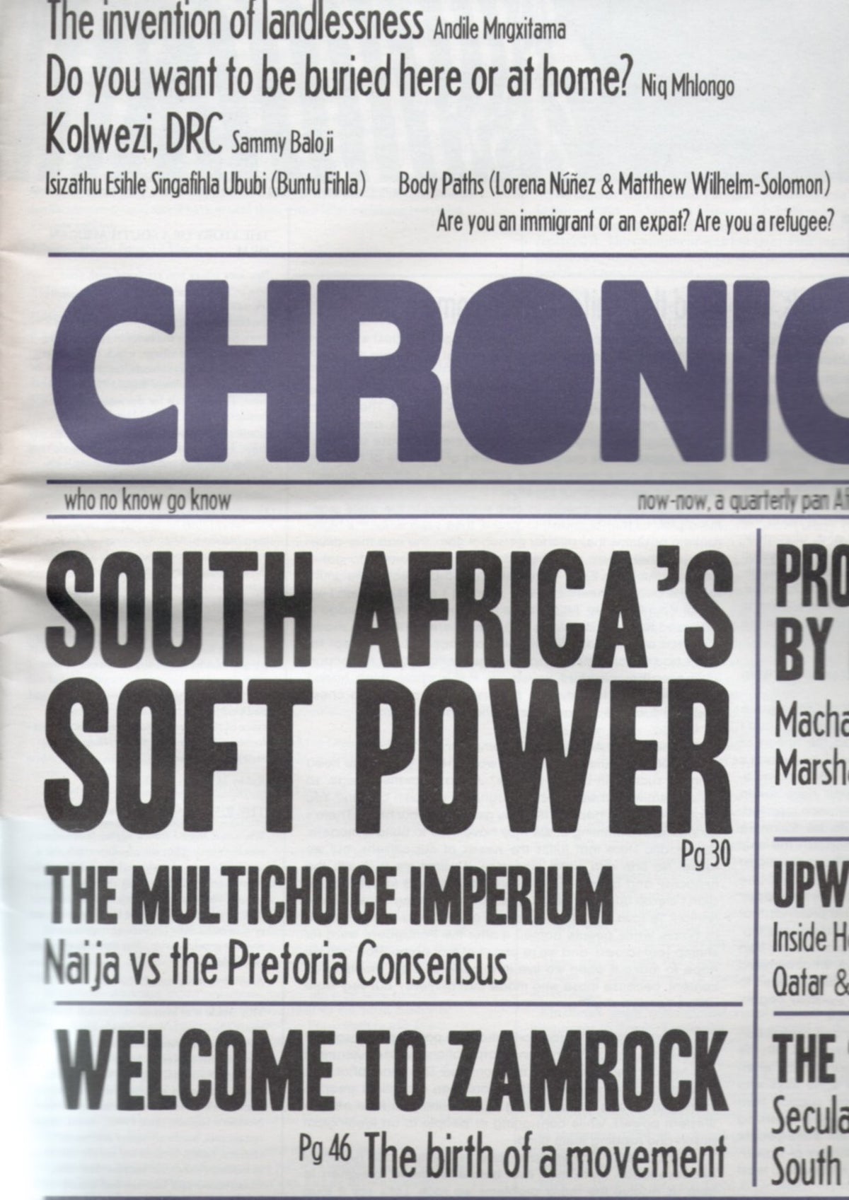 The Chimurenga Chronic (April 2013)