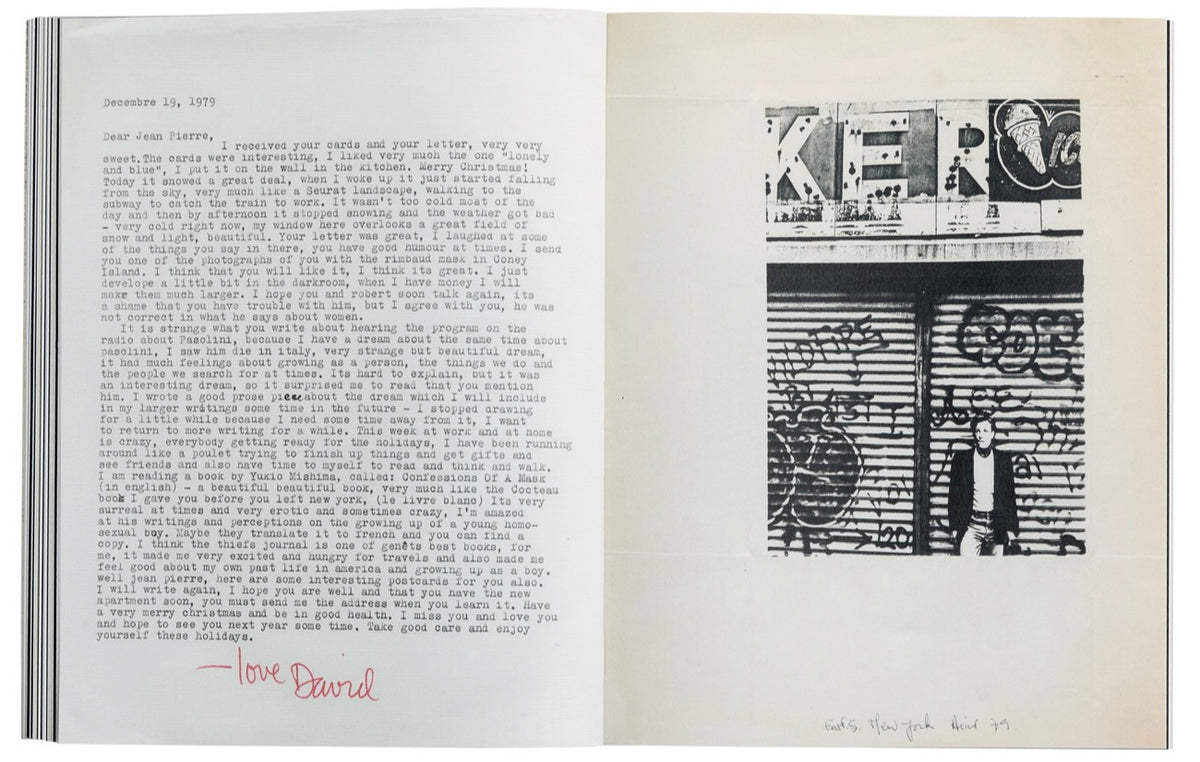 David Wojnarowicz. Dear Jean Pierre