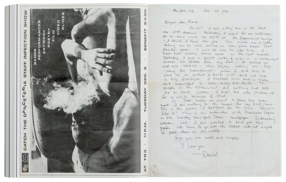David Wojnarowicz. Dear Jean Pierre