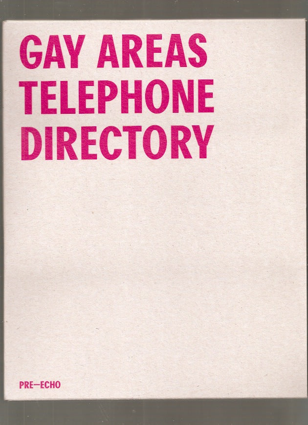 Gay Areas Telephone Directory